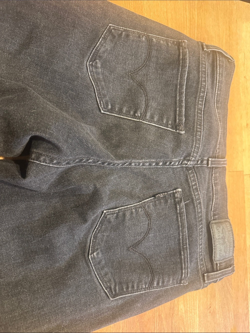 Levi's Women's Charcoal High-Rise Back-Pocket Jeans